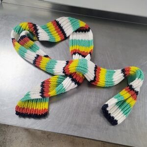 Colorful Knit Thick Scarf Winter Wear Cozy